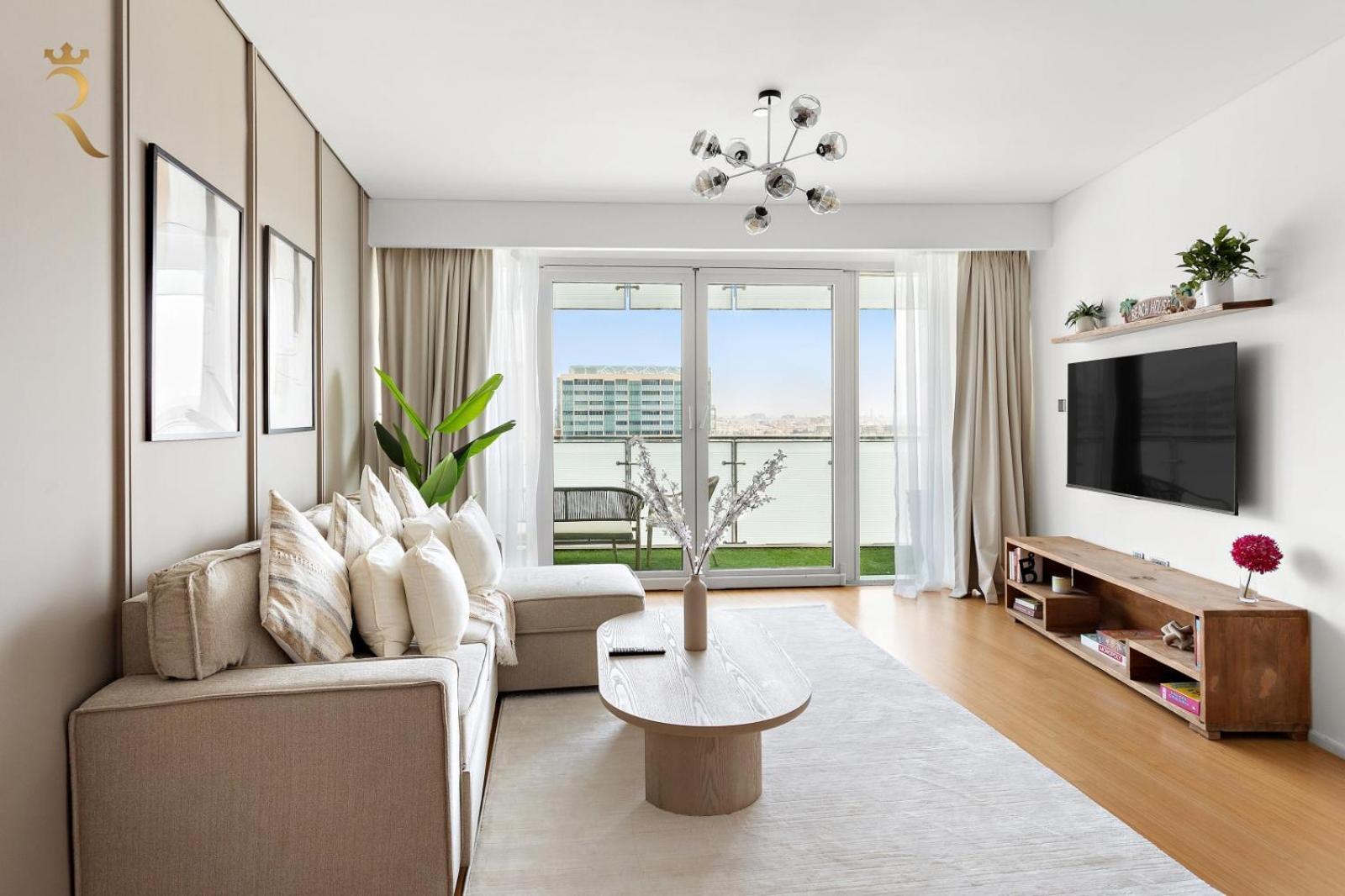 Muneera Island Oasis Stylish 2br In Al Rahba Appartamento